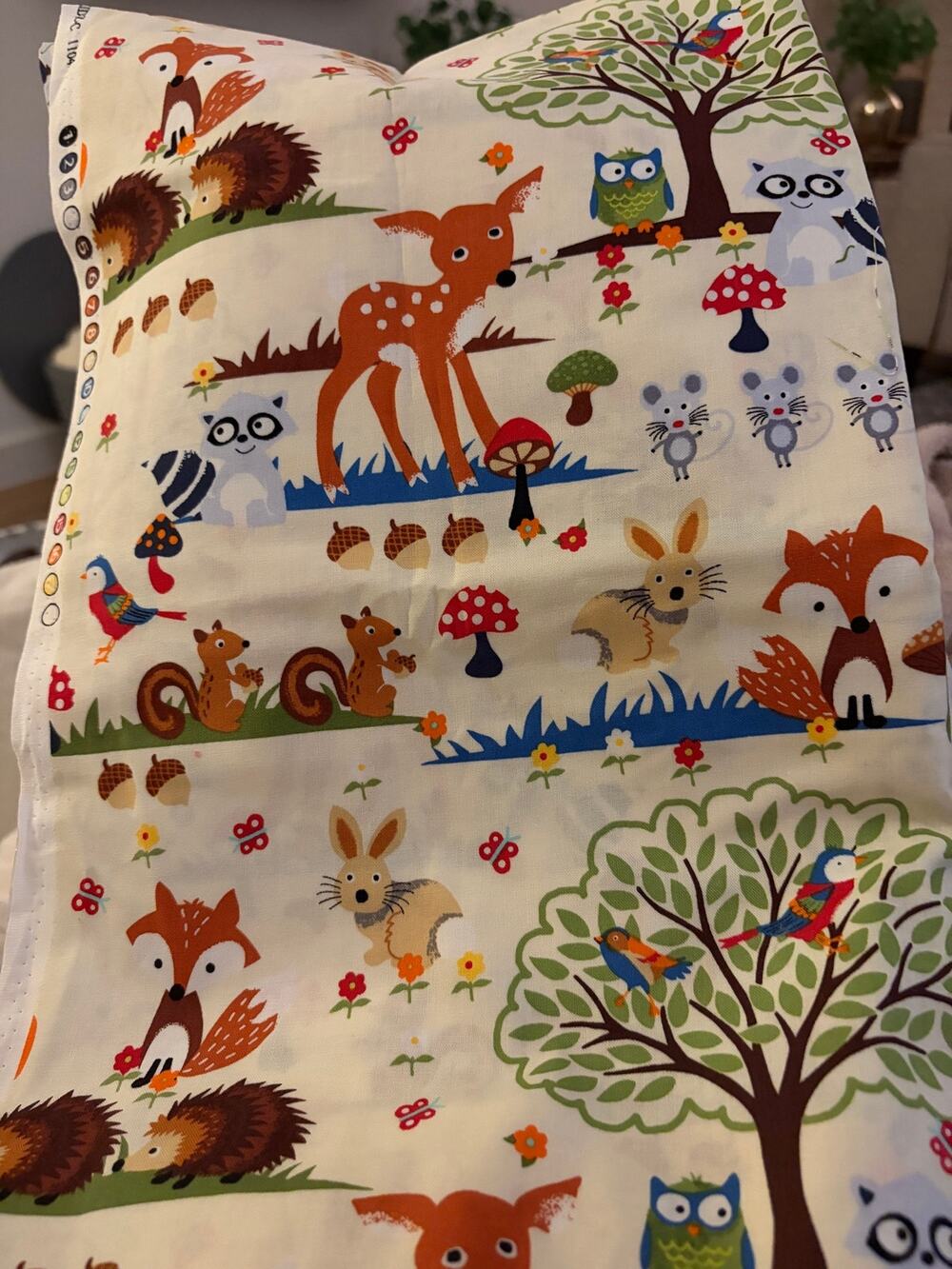 Timeless Treasures "Woodland Animals" Quilting Cotton Fabric  – 1 Yard x 44"
